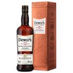 Dewar’s 12 Años Double Aged, The Ancestor Blended Scotch Whisky con Estuche Regalo, 70 cl